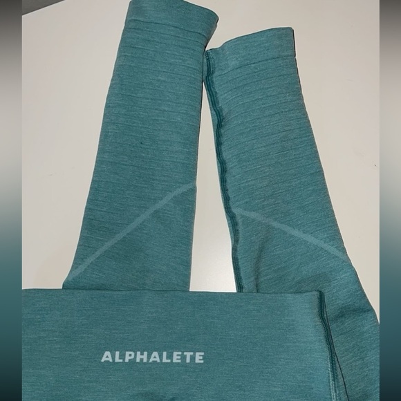 Alphalete OG Revival Leggings Seamless High Waist Jade Green size Small - Picture 5 of 11